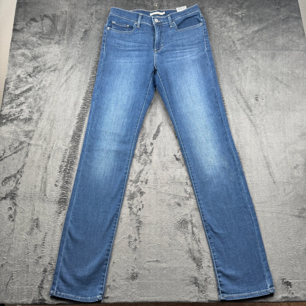 Levis 312 Shaping Slim Jeans Women 29 Medium Wash Blue Denim Excellent